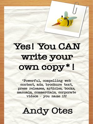 cover image of Yes! You Can Write Your Own Copy!